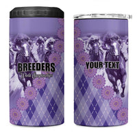 Personalized Breeders Horse Racing 4 in 1 Can Cooler Tumbler World Horse Racing Championships - Wonder Print Shop