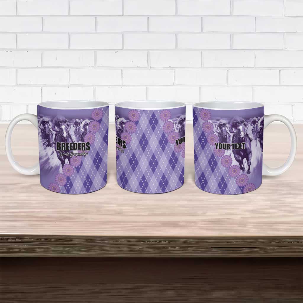 Personalized Breeders Horse Racing Ceramic Mug World Horse Racing Championships - Wonder Print Shop