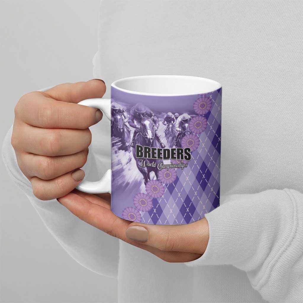 Personalized Breeders Horse Racing Ceramic Mug World Horse Racing Championships - Wonder Print Shop