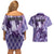 Personalized Breeders Horse Racing Couples Matching Off Shoulder Short Dress and Hawaiian Shirt World Horse Racing Championships - Wonder Print Shop
