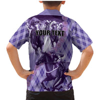 Personalized Breeders Horse Racing Family Matching Mermaid Dress and Hawaiian Shirt World Horse Racing Championships - Wonder Print Shop