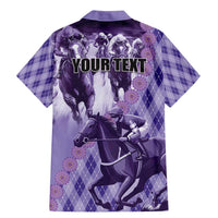 Personalized Breeders Horse Racing Family Matching Mermaid Dress and Hawaiian Shirt World Horse Racing Championships - Wonder Print Shop