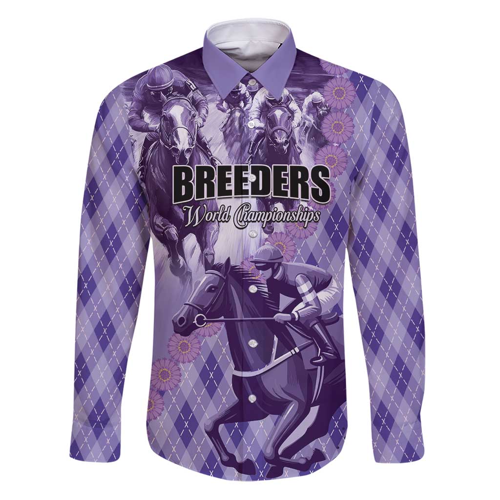 Personalized Breeders Horse Racing Family Matching Puletasi and Hawaiian Shirt World Horse Racing Championships - Wonder Print Shop