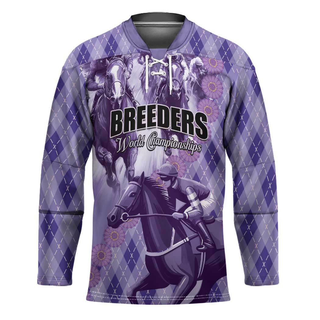 Personalized Breeders Horse Racing Hockey Jersey World Horse Racing Championships - Wonder Print Shop
