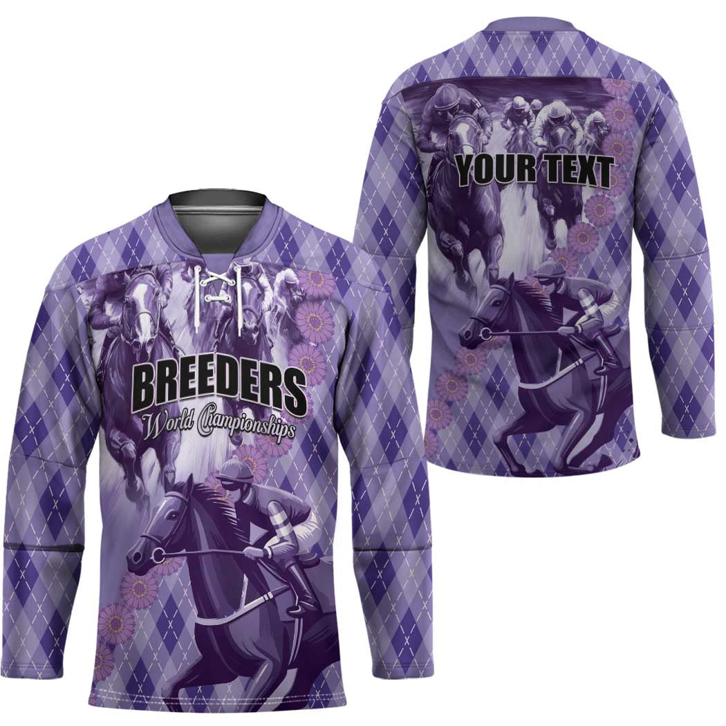 Personalized Breeders Horse Racing Hockey Jersey World Horse Racing Championships - Wonder Print Shop
