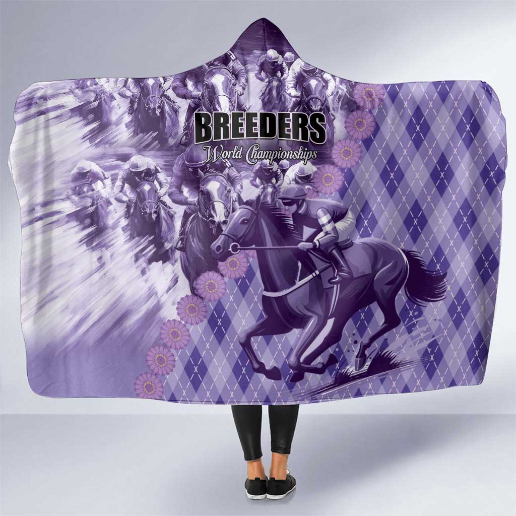 Breeders Horse Racing Hooded Blanket World Horse Racing Championships - Wonder Print Shop