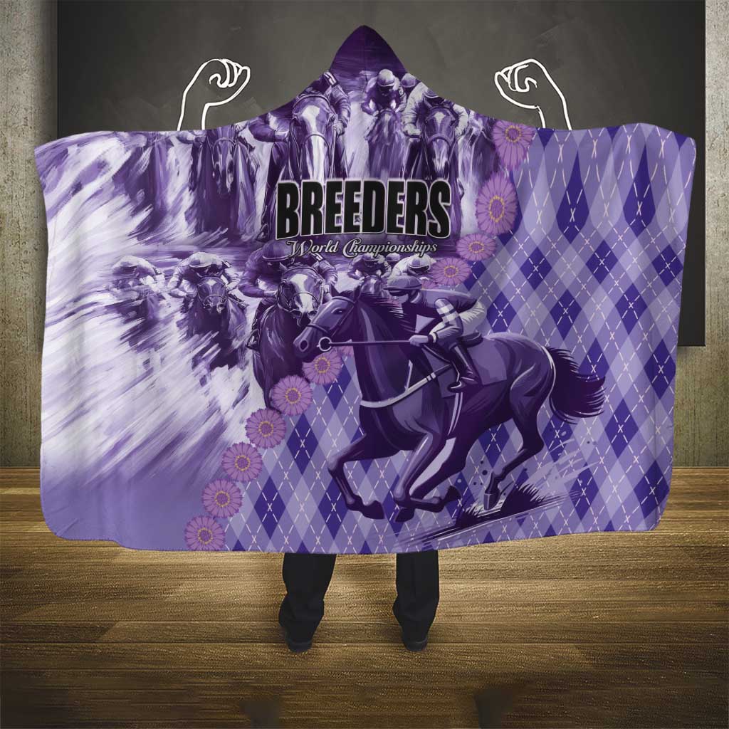 Breeders Horse Racing Hooded Blanket World Horse Racing Championships - Wonder Print Shop