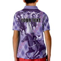 Personalized Breeders Horse Racing Kid Polo Shirt World Horse Racing Championships - Wonder Print Shop