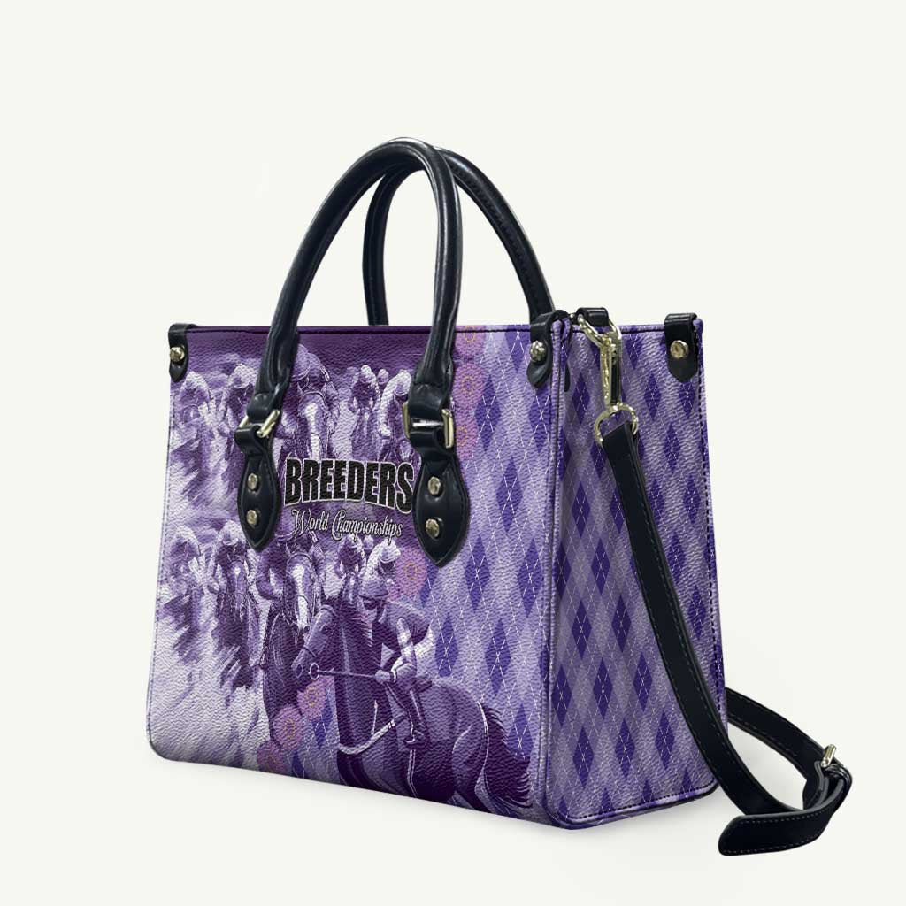 Breeders Horse Racing Leather Bag World Horse Racing Championships - Wonder Print Shop