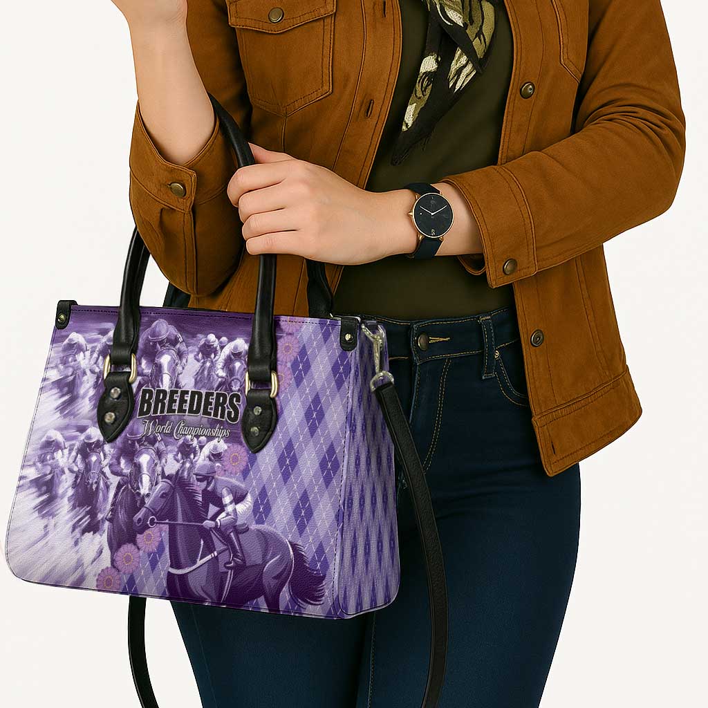 Breeders Horse Racing Leather Bag World Horse Racing Championships - Wonder Print Shop