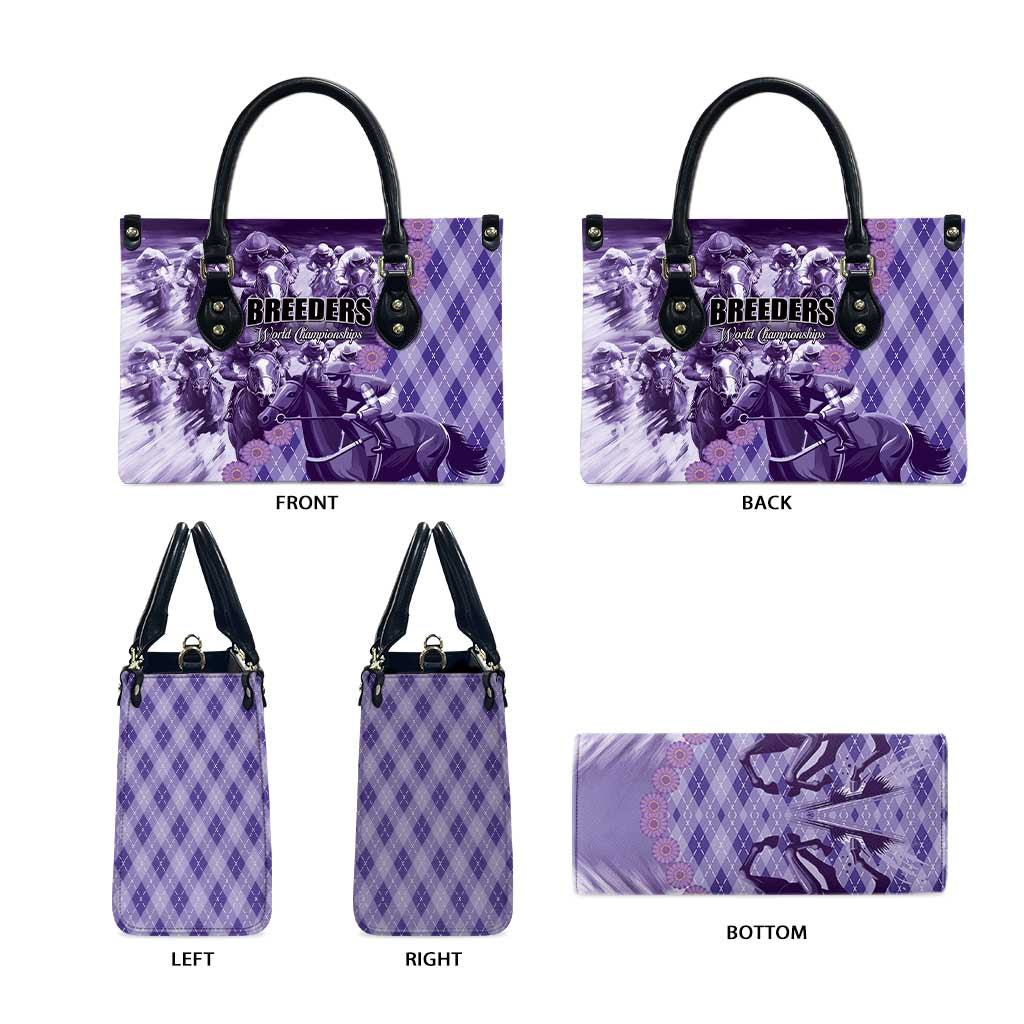 Breeders Horse Racing Leather Bag World Horse Racing Championships - Wonder Print Shop