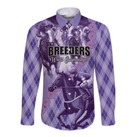 Personalized Breeders Horse Racing Long Sleeve Button Shirt World Horse Racing Championships - Wonder Print Shop