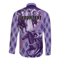 Personalized Breeders Horse Racing Long Sleeve Button Shirt World Horse Racing Championships - Wonder Print Shop