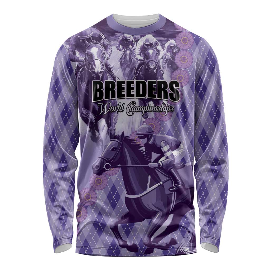 Personalized Breeders Horse Racing Long Sleeve Shirt World Horse Racing Championships - Wonder Print Shop