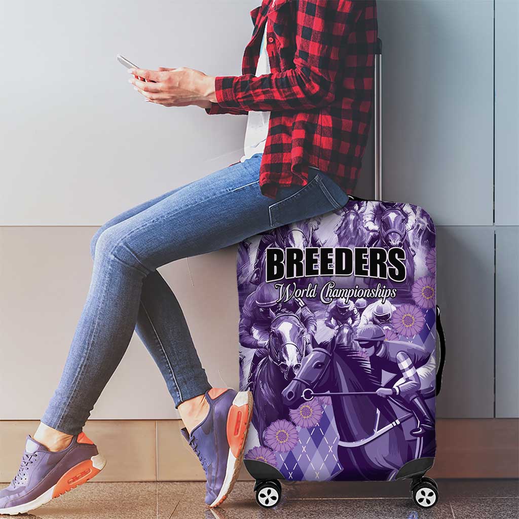 Breeders Horse Racing Luggage Cover World Horse Racing Championships - Wonder Print Shop