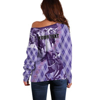 Personalized Breeders Horse Racing Off Shoulder Sweater World Horse Racing Championships - Wonder Print Shop