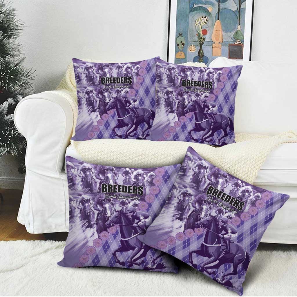 Breeders Horse Racing Pillow Cover World Horse Racing Championships - Wonder Print Shop