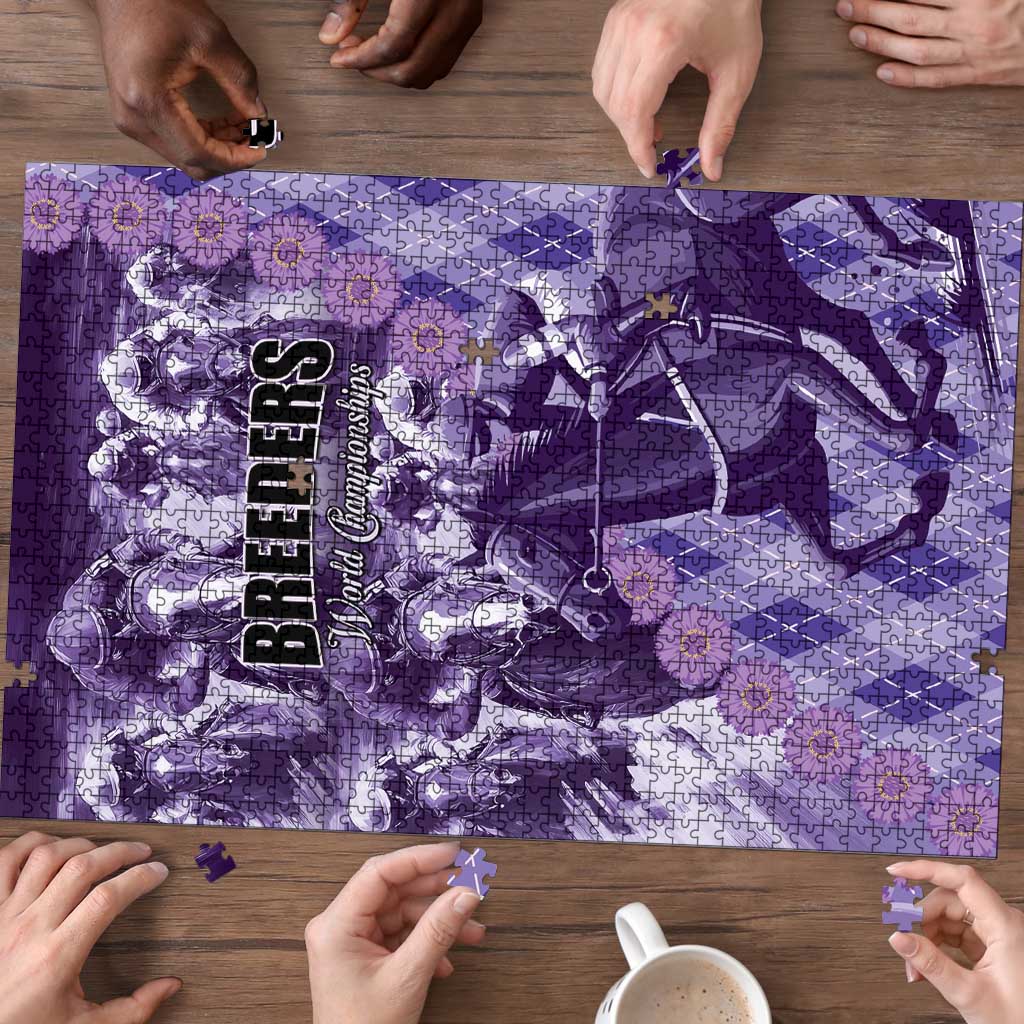 Breeders Horse Racing Puzzle World Horse Racing Championships - Wonder Print Shop