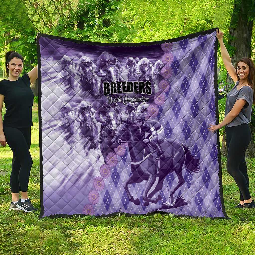 Breeders Horse Racing Quilt World Horse Racing Championships - Wonder Print Shop