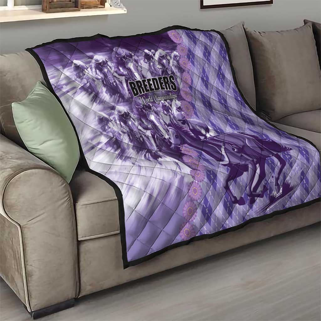 Breeders Horse Racing Quilt World Horse Racing Championships - Wonder Print Shop