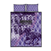 Breeders Horse Racing Quilt Bed Set World Horse Racing Championships - Wonder Print Shop