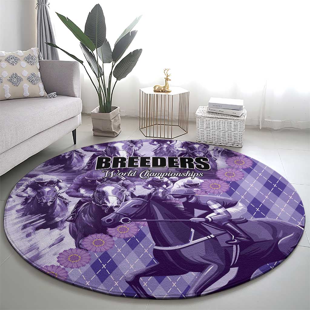 Breeders Horse Racing Round Carpet World Horse Racing Championships - Wonder Print Shop