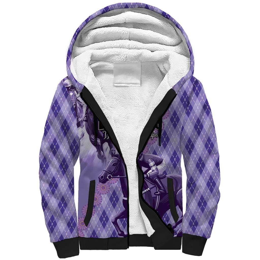 Personalized Breeders Horse Racing Sherpa Hoodie World Horse Racing Championships - Wonder Print Shop