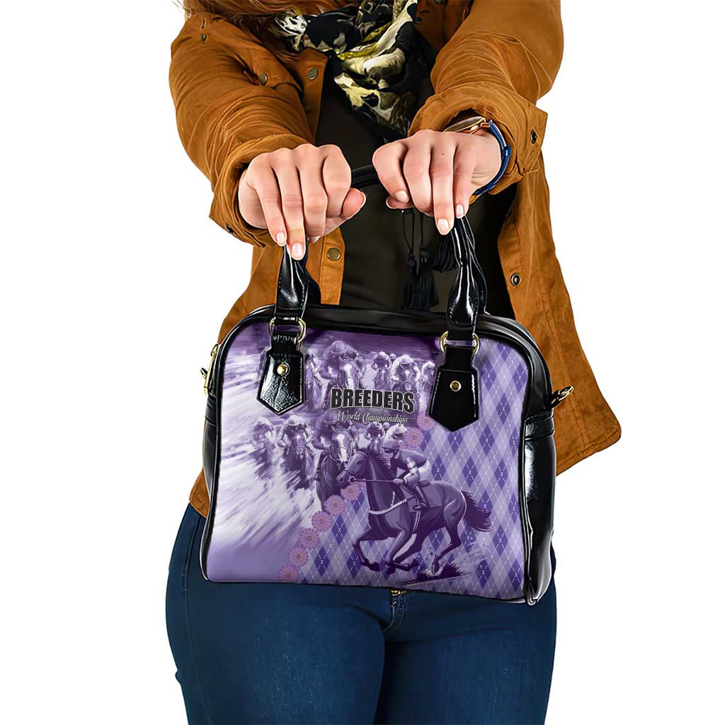Breeders Horse Racing Shoulder Handbag World Horse Racing Championships - Wonder Print Shop