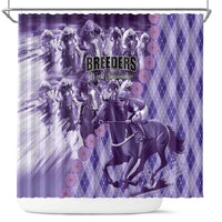 Breeders Horse Racing Shower Curtain World Horse Racing Championships - Wonder Print Shop