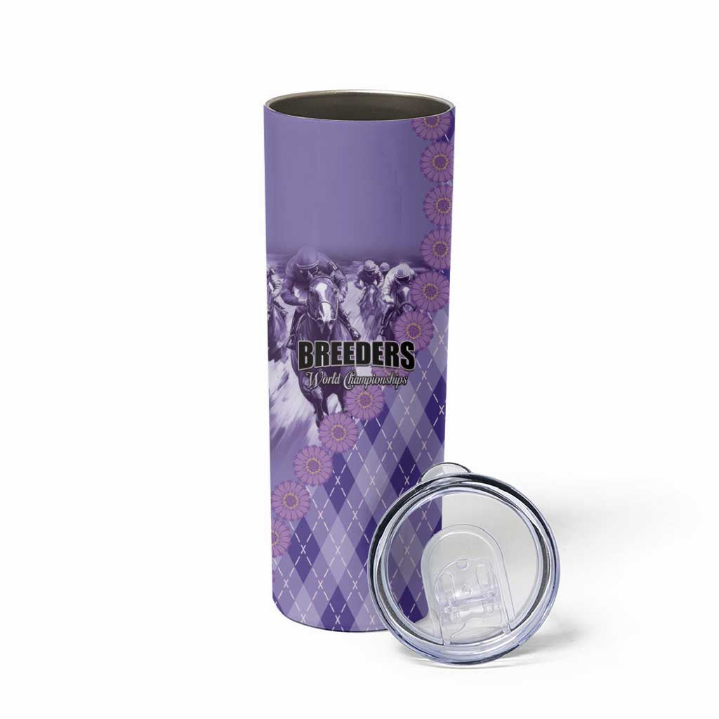 Personalized Breeders Horse Racing Skinny Tumbler World Horse Racing Championships - Wonder Print Shop