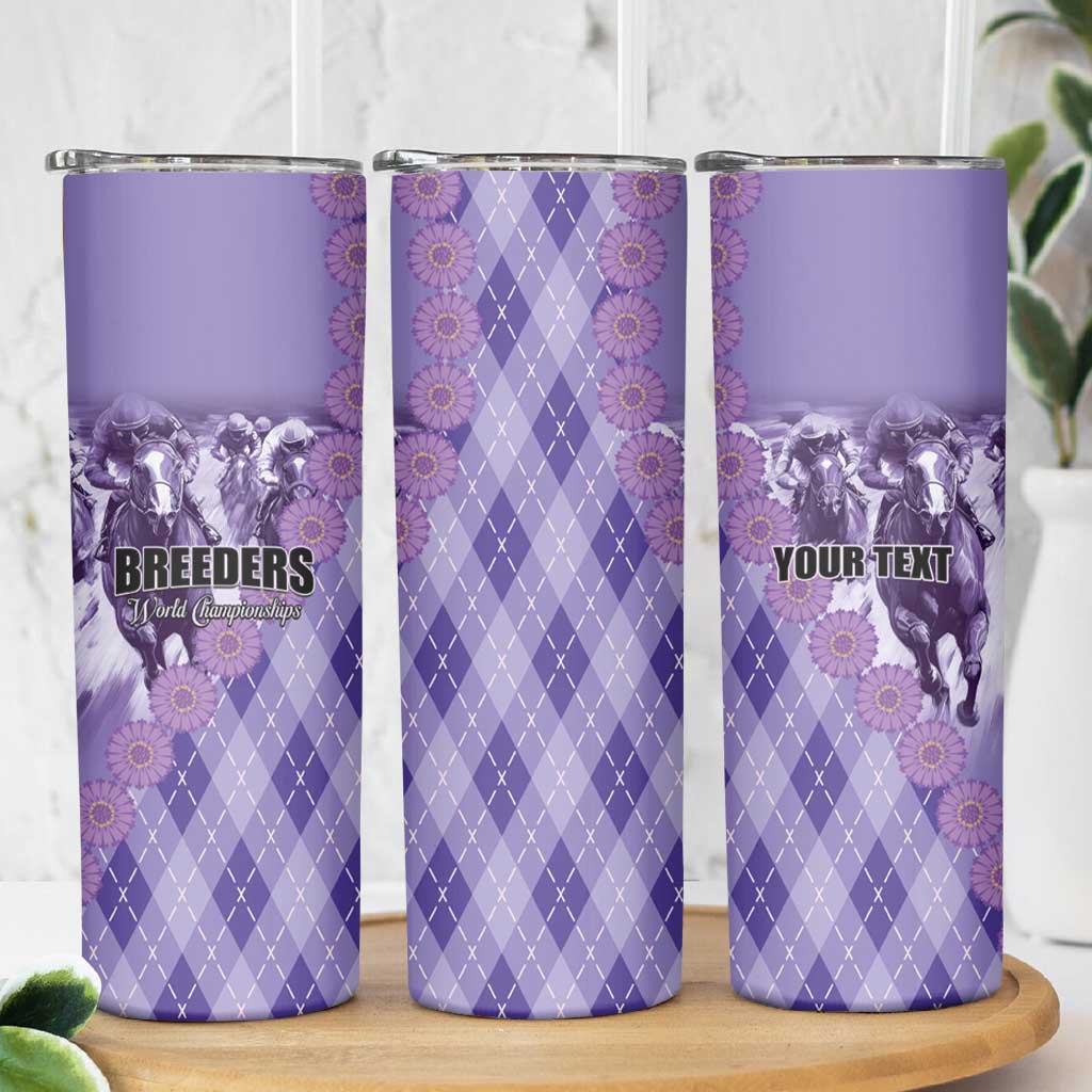 Personalized Breeders Horse Racing Skinny Tumbler World Horse Racing Championships - Wonder Print Shop