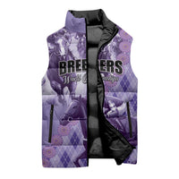 Personalized Breeders Horse Racing Sleeveless Puffer Jacket World Horse Racing Championships - Wonder Print Shop