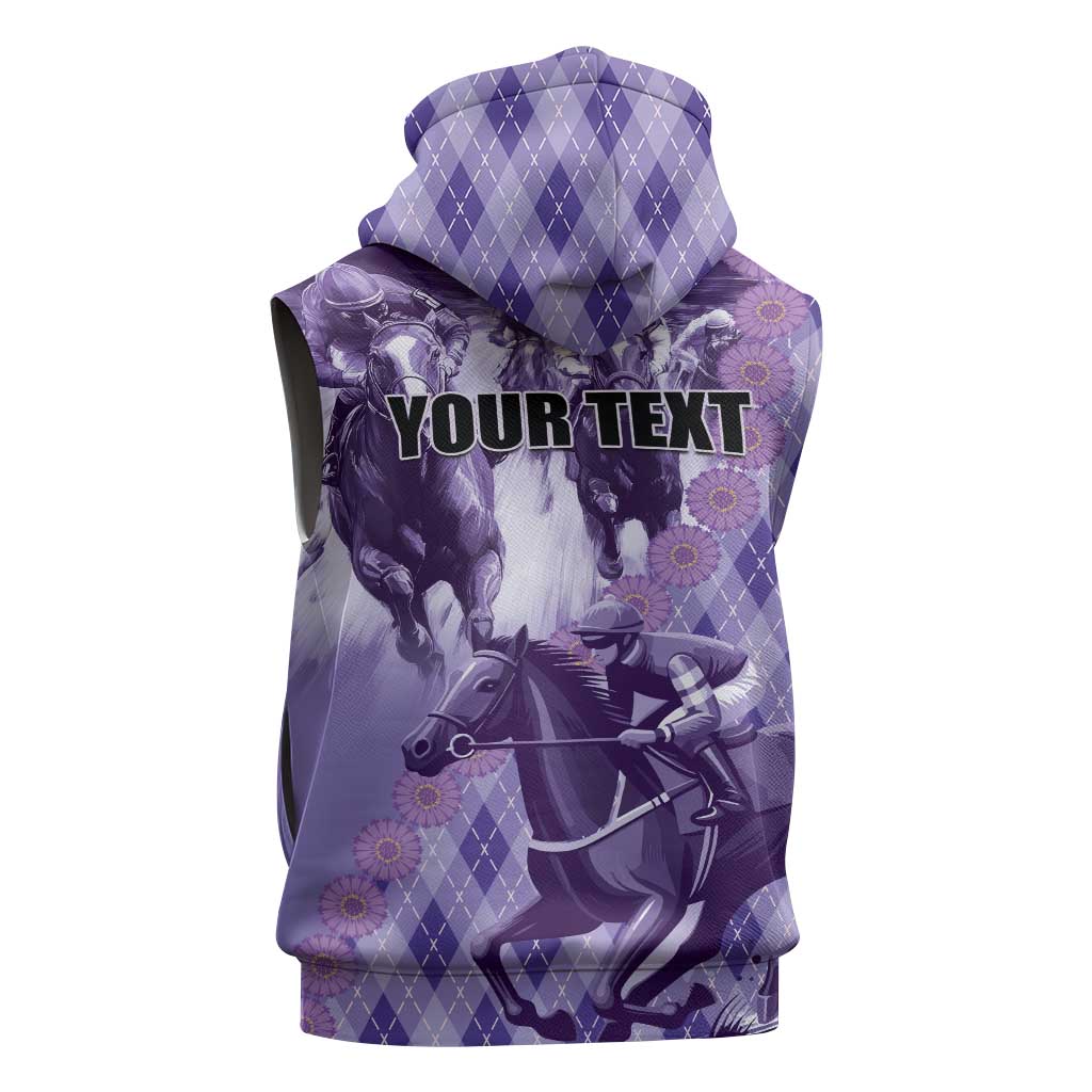 Personalized Breeders Horse Racing Sleeveless Zip Hoodie World Horse Racing Championships - Wonder Print Shop