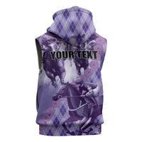 Personalized Breeders Horse Racing Sleeveless Zip Hoodie World Horse Racing Championships - Wonder Print Shop