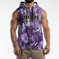 Personalized Breeders Horse Racing Sleeveless Zip Hoodie World Horse Racing Championships - Wonder Print Shop