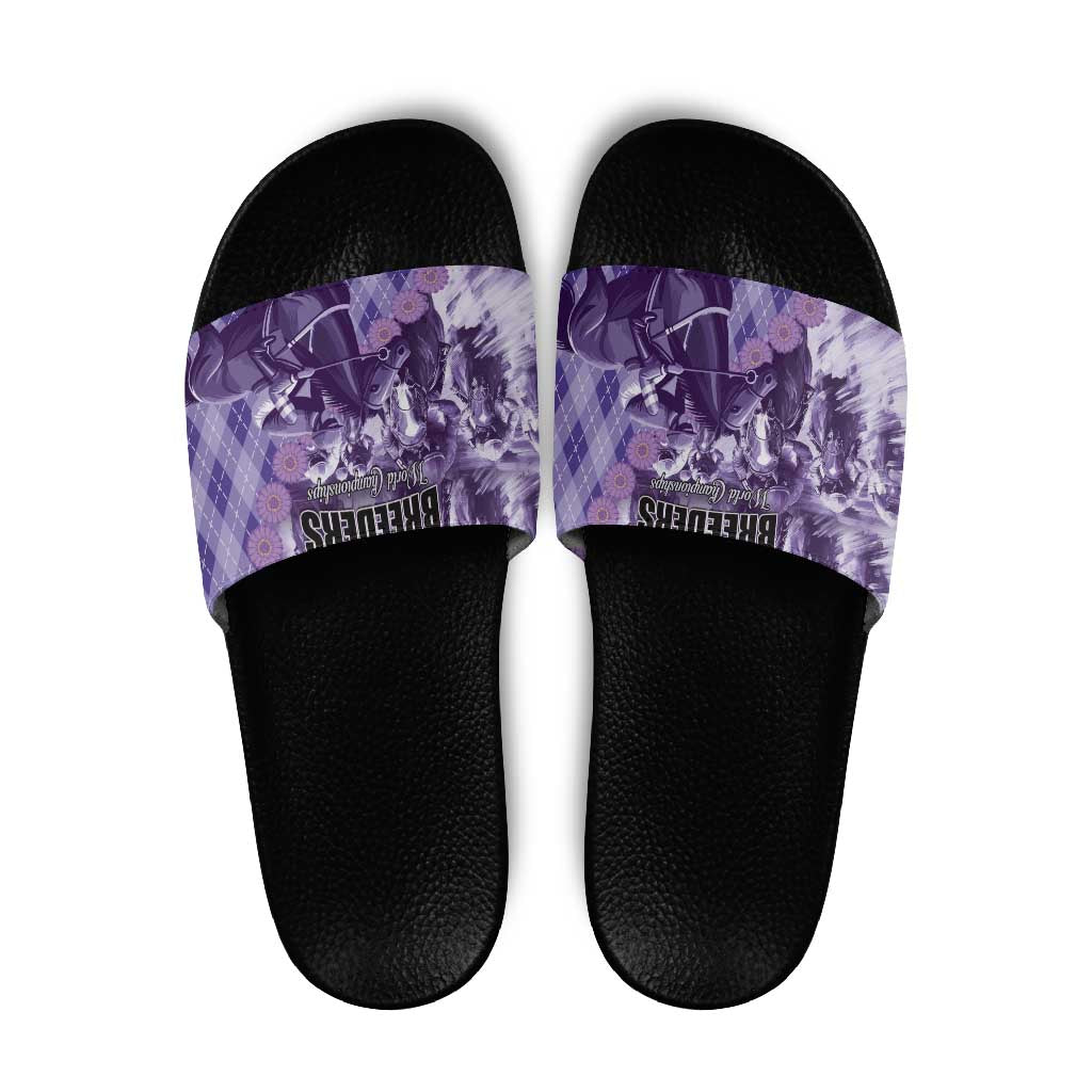 Breeders Horse Racing Slide Sandals World Horse Racing Championships - Wonder Print Shop
