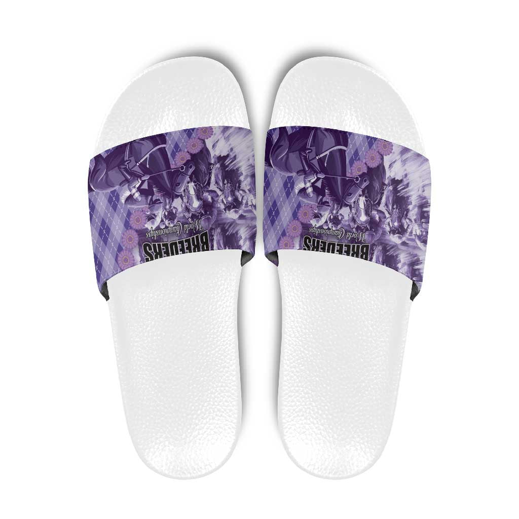 Breeders Horse Racing Slide Sandals World Horse Racing Championships - Wonder Print Shop