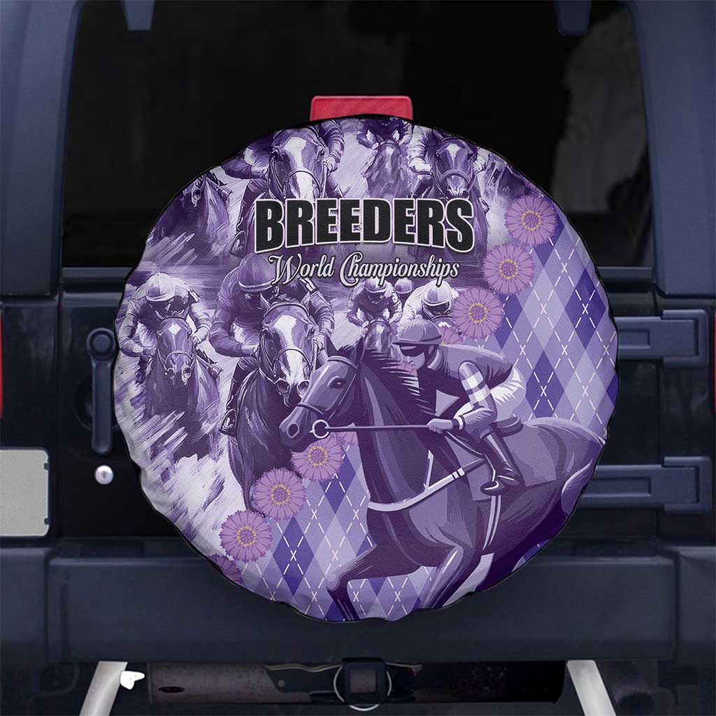 Breeders Horse Racing Spare Tire Cover World Horse Racing Championships - Wonder Print Shop