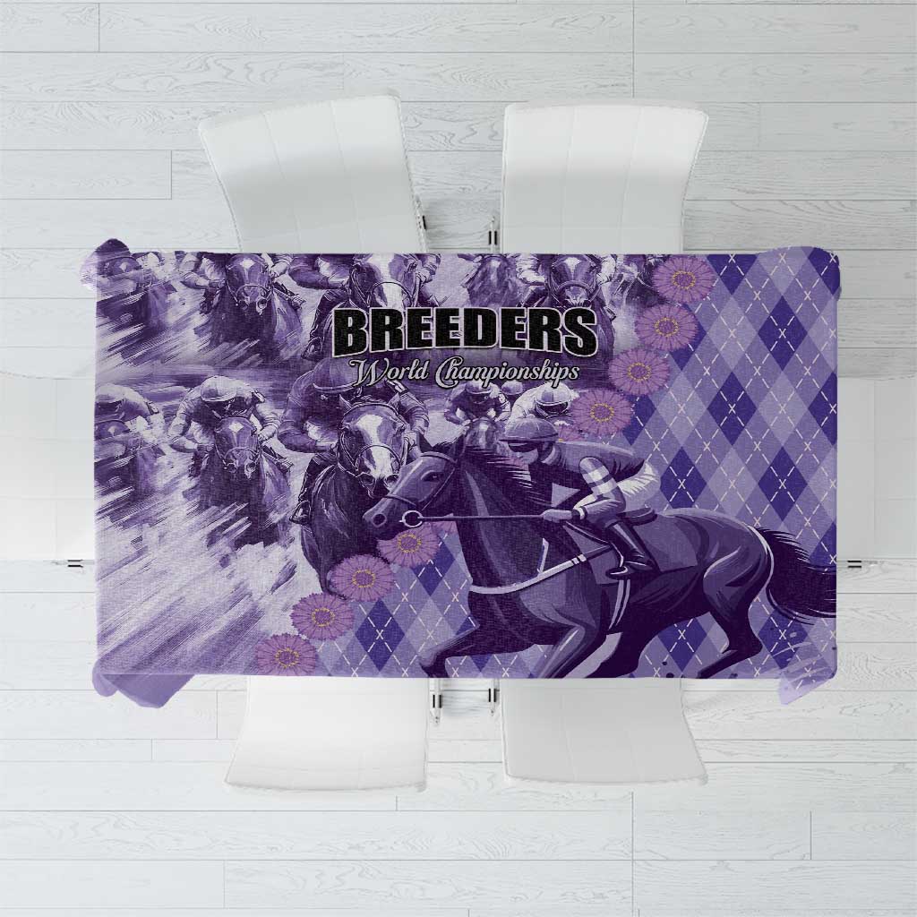 Breeders Horse Racing Tablecloth World Horse Racing Championships - Wonder Print Shop
