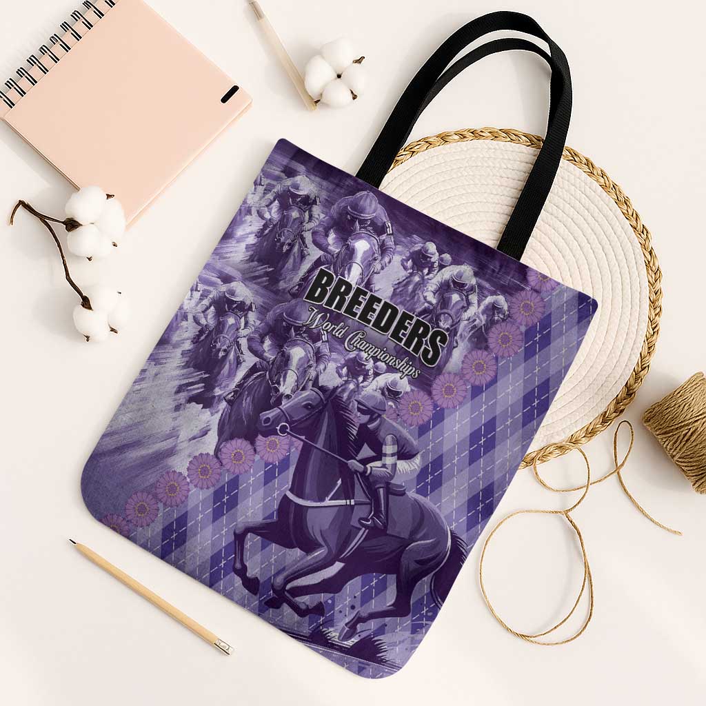 Breeders Horse Racing Tote Bag World Horse Racing Championships - Wonder Print Shop