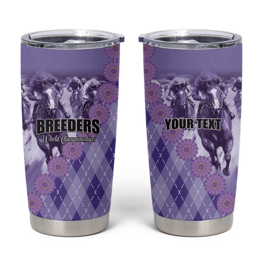 Personalized Breeders Horse Racing Tumbler Cup World Horse Racing Championships - Wonder Print Shop