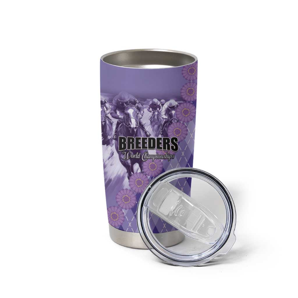Personalized Breeders Horse Racing Tumbler Cup World Horse Racing Championships - Wonder Print Shop
