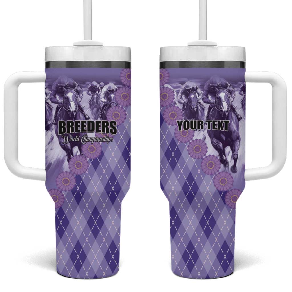 Personalized Breeders Horse Racing Tumbler With Handle World Horse Racing Championships - Wonder Print Shop