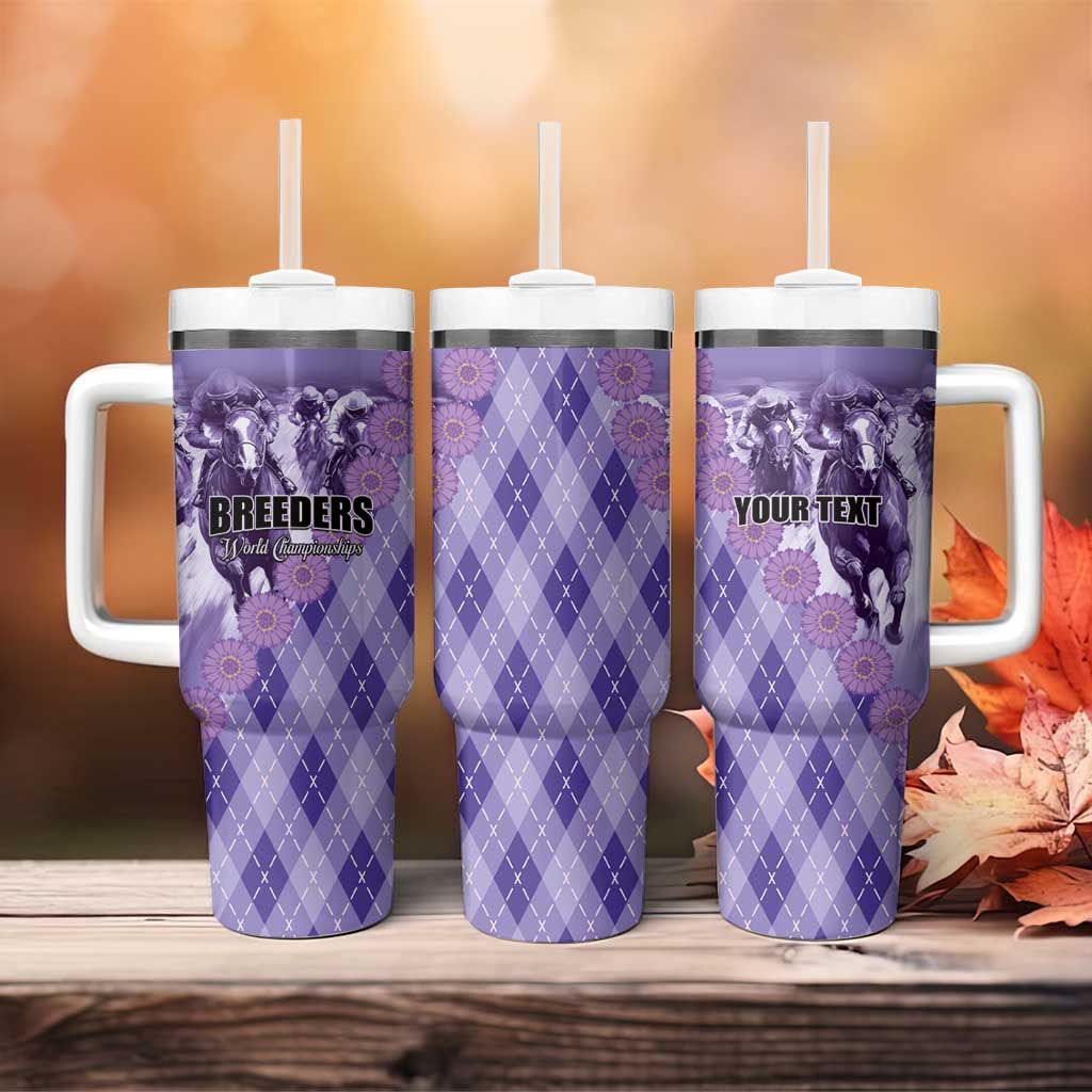 Personalized Breeders Horse Racing Tumbler With Handle World Horse Racing Championships - Wonder Print Shop