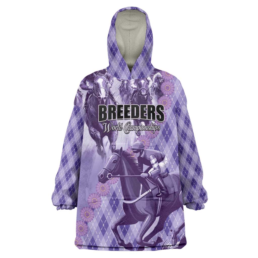 Personalized Breeders Horse Racing Wearable Blanket Hoodie World Horse Racing Championships - Wonder Print Shop