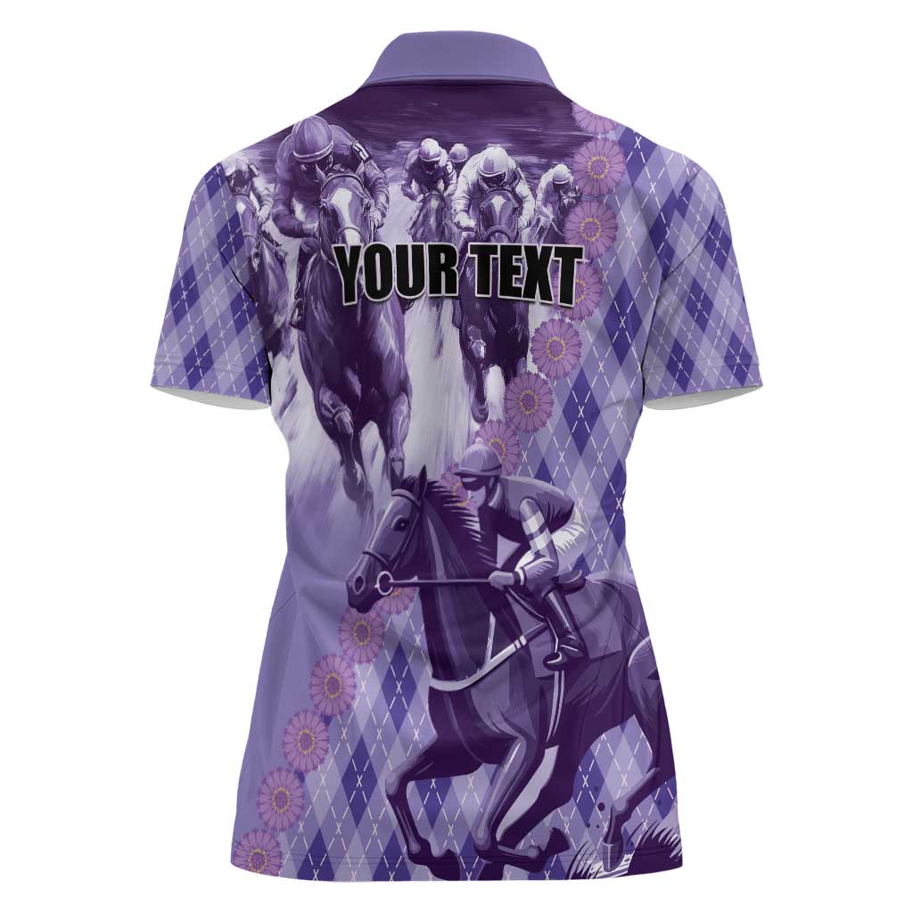 Personalized Breeders Horse Racing Women Polo Shirt World Horse Racing Championships - Wonder Print Shop