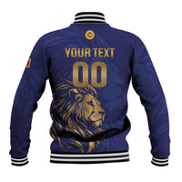 Custom Sri Lanka Cricket Baseball Jacket The Lions Go Champions - Wonder Print Shop
