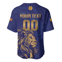 Custom Sri Lanka Cricket Baseball Jersey The Lions Go Champions - Wonder Print Shop