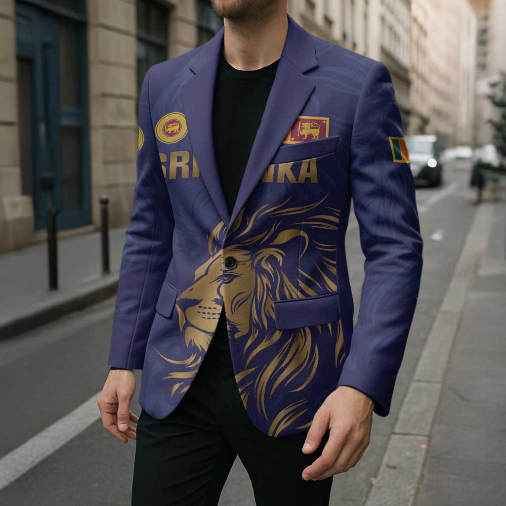 Custom Sri Lanka Cricket Blazer The Lions Go Champions - Wonder Print Shop