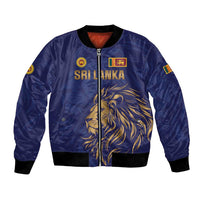 Custom Sri Lanka Cricket Bomber Jacket The Lions Go Champions - Wonder Print Shop